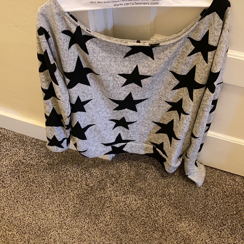 Off the shoulder sweater